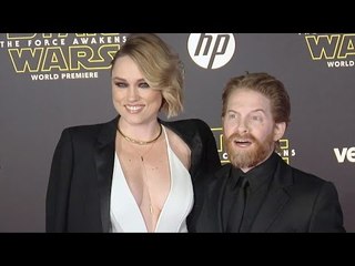 Clare Grant & Seth Green "Star Wars The Force Awakens" World Premiere