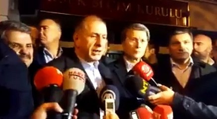 ÜMİT ÖZDAĞ AN İTİBARİYLE YSK'YA ÇOK SERT SÖZLER