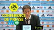 Conférence de presse Olympique de Marseille - AS Saint-Etienne (4-0) : Rudi GARCIA (OM) - Christophe  GALTIER (ASSE) / 2016-17