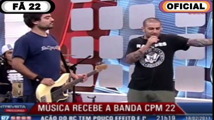 CPM22 -Entrevista parte 1 Camera Record 2011