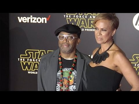 Spike Lee & Tonya Lewis Lee Star Wars The Force Awakens World Premiere