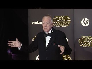 Max von Sydow "Star Wars The Force Awakens" World Premiere