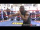 Robert Guerrero vs. Andre Berto: Andre Berto shadow boxing