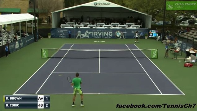 Dustin Brown vs Borna Coric Highlights IRVING 2017