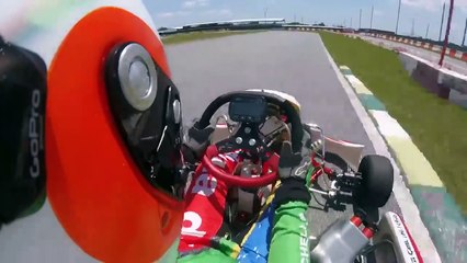 Barrichello Treinando pro Mundial de Kart 2016