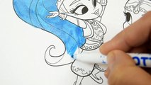 Shimmer and Shine Coloring Book Pages Sparkle colorare Nickelodeon Fun Art for kids-4XnE07VSulA