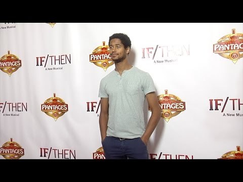 Alfred Enoch IF/THEN Los Angeles Premiere Red Carpet at Hollywood Pantages