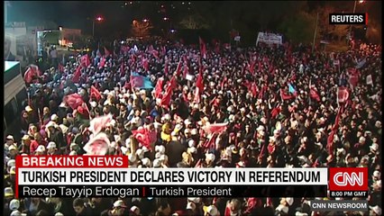 Turkey referendum Erdogan declares victory