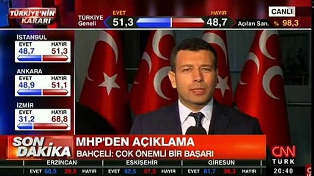 MHP Genel Başkanı Devlet Bahçeli'den ilk açıklama