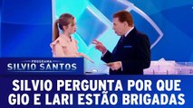Silvio pergunta sobre briga de Giovanna Chaves e Larissa Manoela