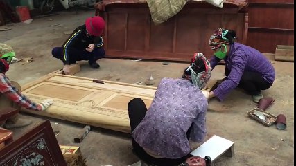 Bộ bàn ghế Sa Lông Đỉnh Rồng Bằng Gỗ Mun Vân Sọc Tuyệt Đỉnh