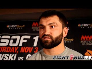 Andrei Arlovski "I want to earn my way back into the UFC"