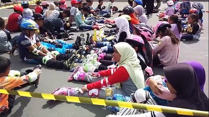Serunya Kompetisi Sepatu Roda di Aceh