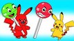 Mega Pikachu Drives Car, Pikachu Pokemon Cartoon and Animation Rhymes Songs for Kids