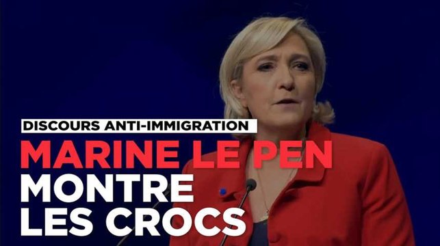 Un moratoire sur l'immigration légale pour arrêter ce délire annonce Marine Le Pen au Zénith de Paris