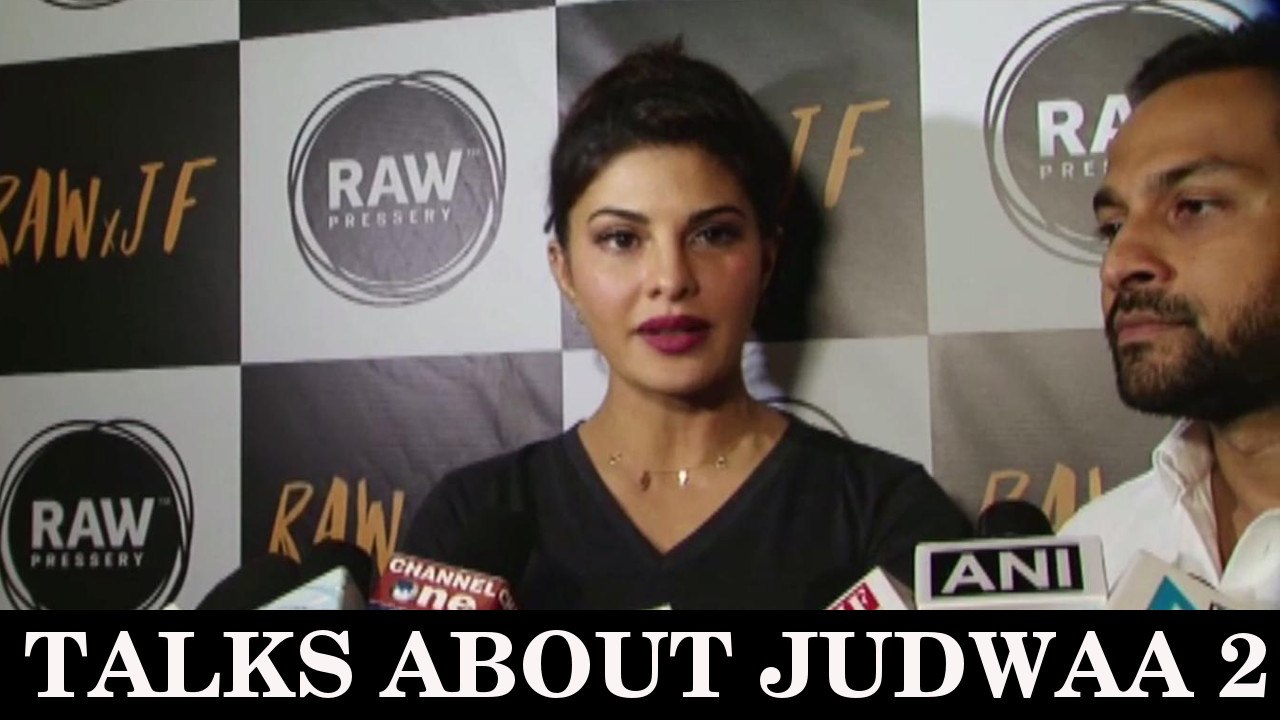 Jacqueline Fernandez Talks About Judwaa 2 | Raw Pressury Launch Event
