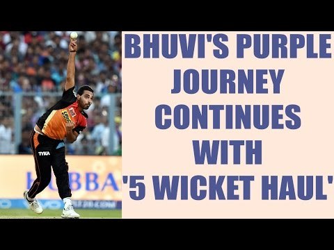 IPL 10: Bhuvaneshwar Kumar claims fifer, sails SRH to victory vs KXIP | Oneindia News