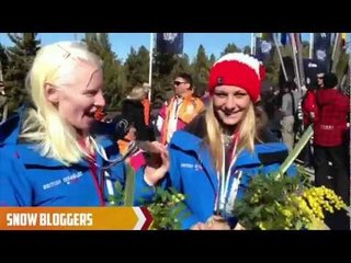 Kelly Gallagher & Charlotte Evans - Snow Bloggers - 2013 IPC AlpineSkiing World Championships