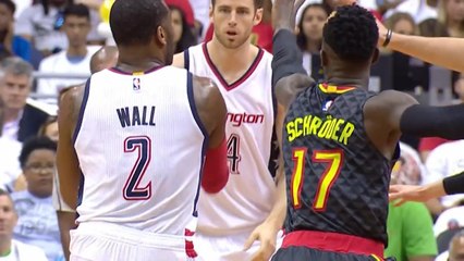 John Wall Alley-Oop To Marcin Gortat For The Slam
