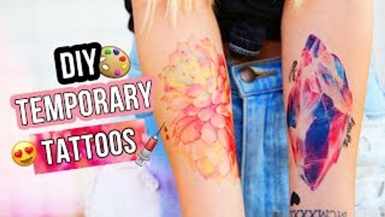 DIY TEMPORARY TATTOOS TESTED