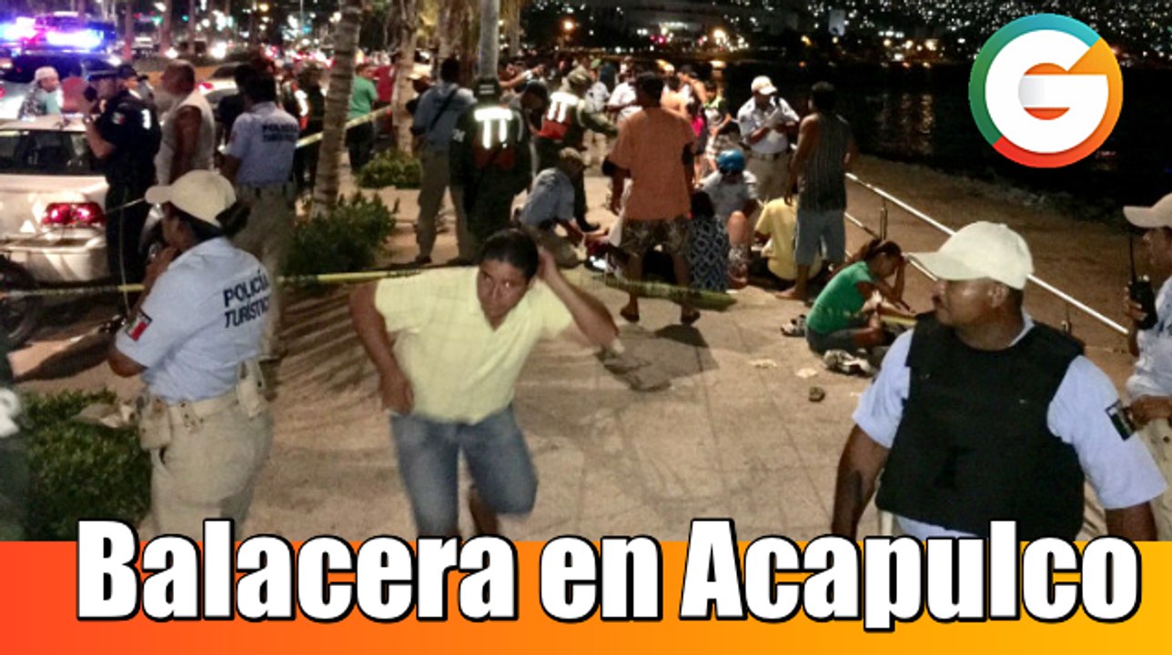 Balacera en la Costera de Acapulco