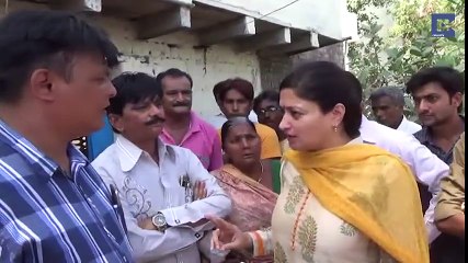 Indian MP Falls Down Sewer During TV Interview