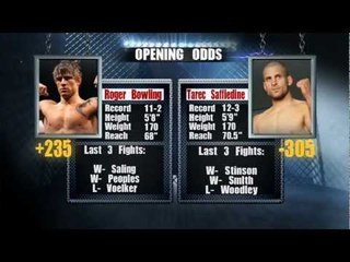 StrikeForce: Roger Bowling vs. Tarec Saffiedine breakdown and prediction