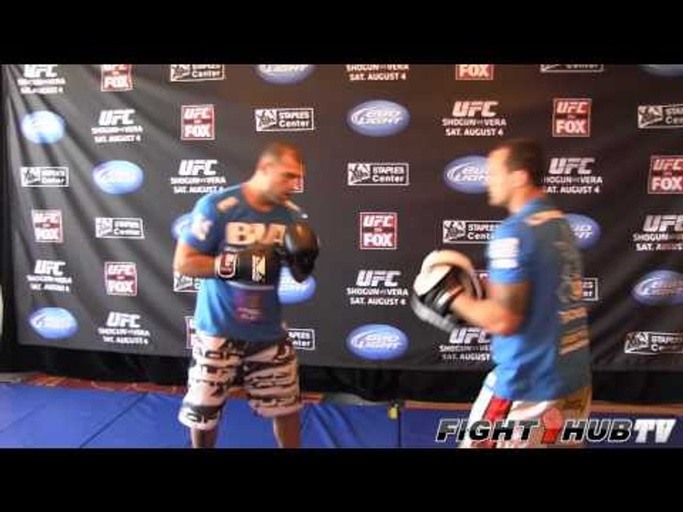 Maurico "Shogun" Rua vs. Brandon Vera: Shogun workout in Los Angeles