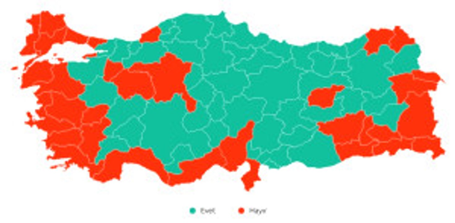 5 İlde Tüm İlçeler 'Hayır' Dedi