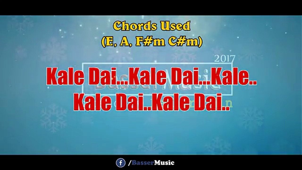Kale Dai (PARVA) || KARAOKE With Lyrics & Chords || Basser