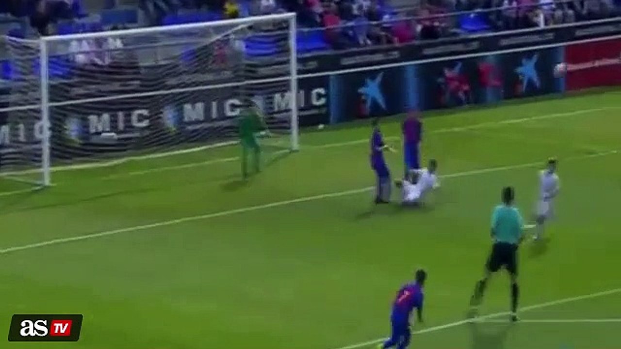 Elyaz Zidane Scores A Very Unusual Goal for Real Madrid Castilla!