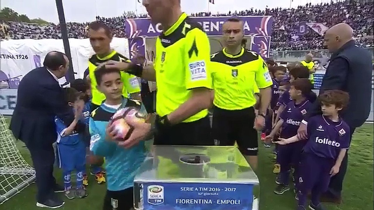 15-4-2017 Fiorentina - Empoli 1-2 Highlights