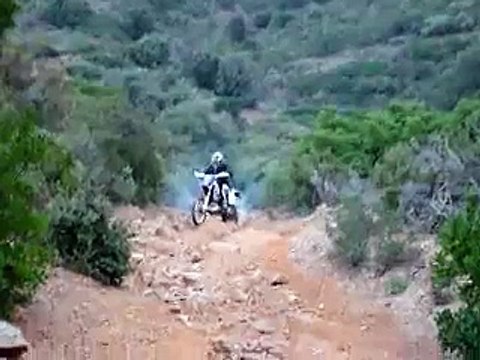 Régis fais de l'enduro