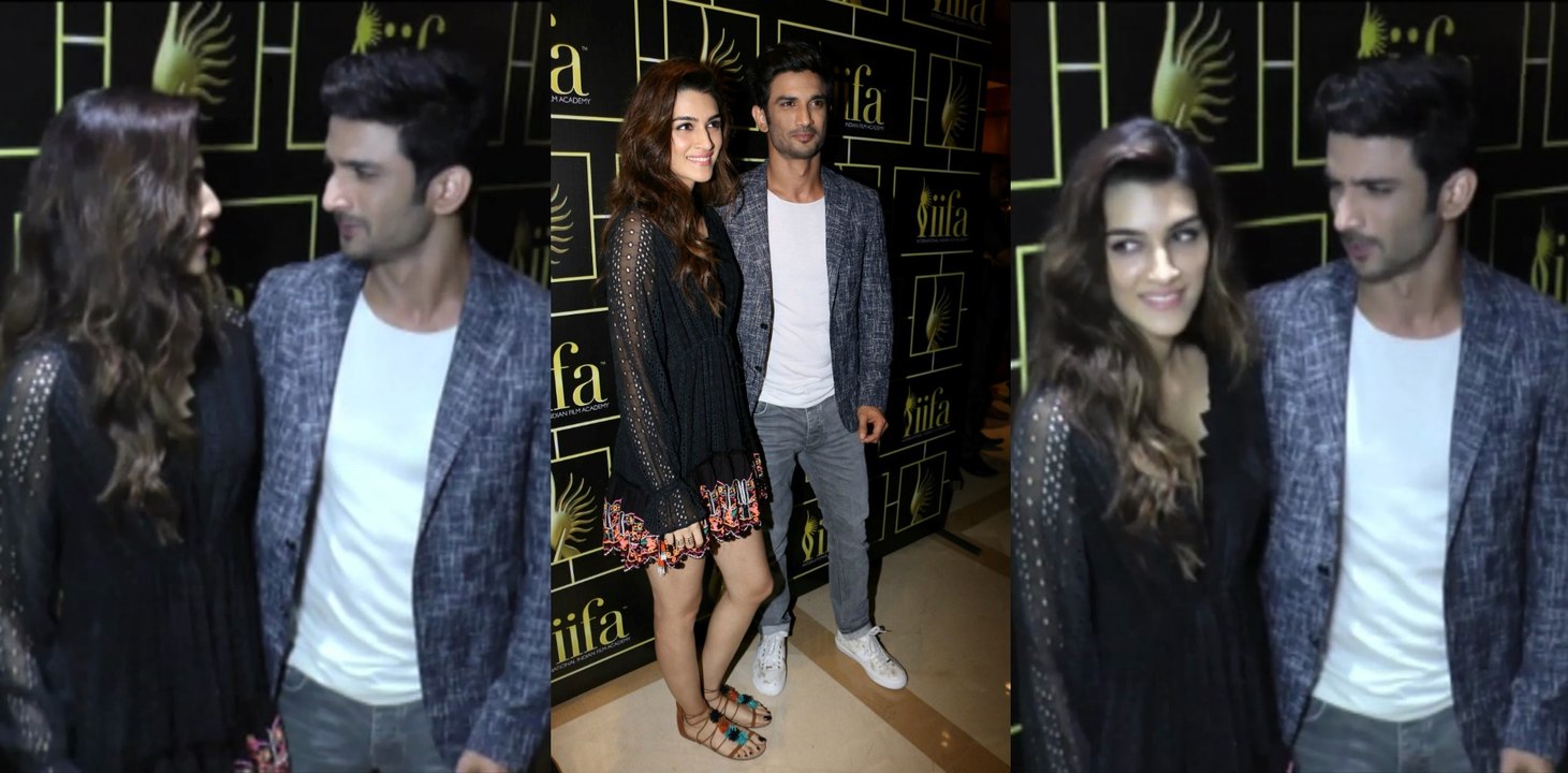 Kriti Sanon And Sushant Singh Rajput Together At IIFA Event