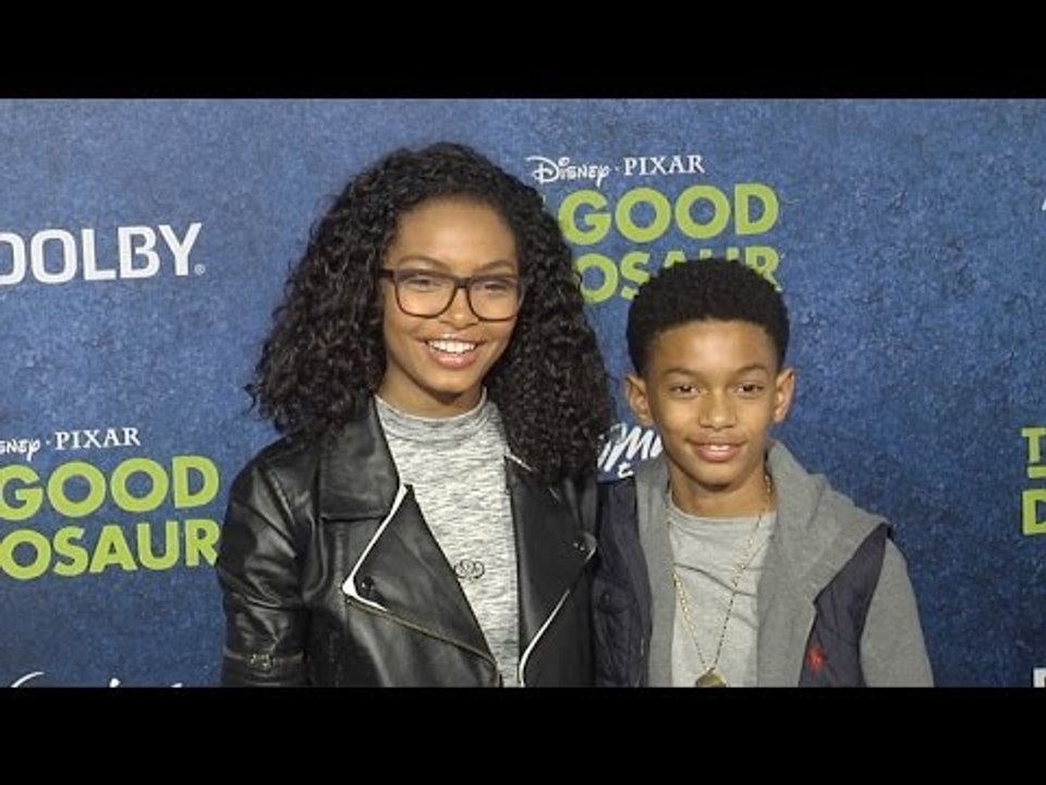 Yara Shahidi & Sayeed Shahidi "The Good Dinosaur" World Premiere in Los Angeles
