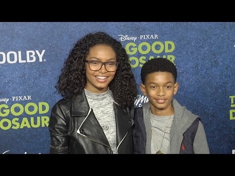 Yara Shahidi & Sayeed Shahidi The Good Dinosaur World Premiere in Los Angeles