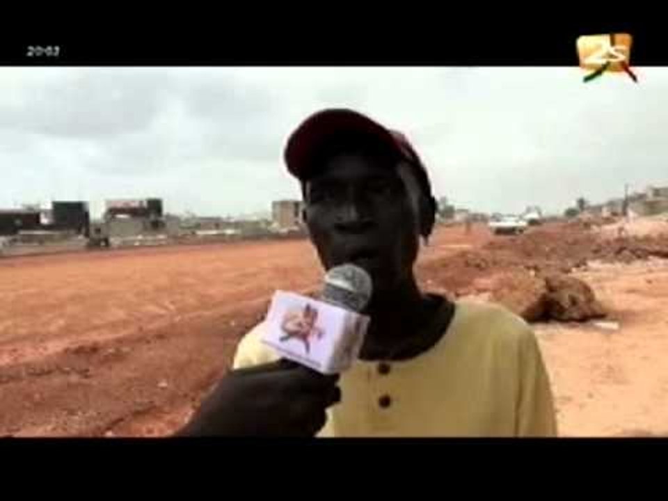 L'Autoroute à Péage Cause des Inondations à Guinaw Rail Sud - JT Français - 25 Août 2012