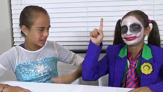 JOKER GIRL GIANT CHOCOLATE! w_ Frozen Elsa Hulk Sophia Sarah SUR