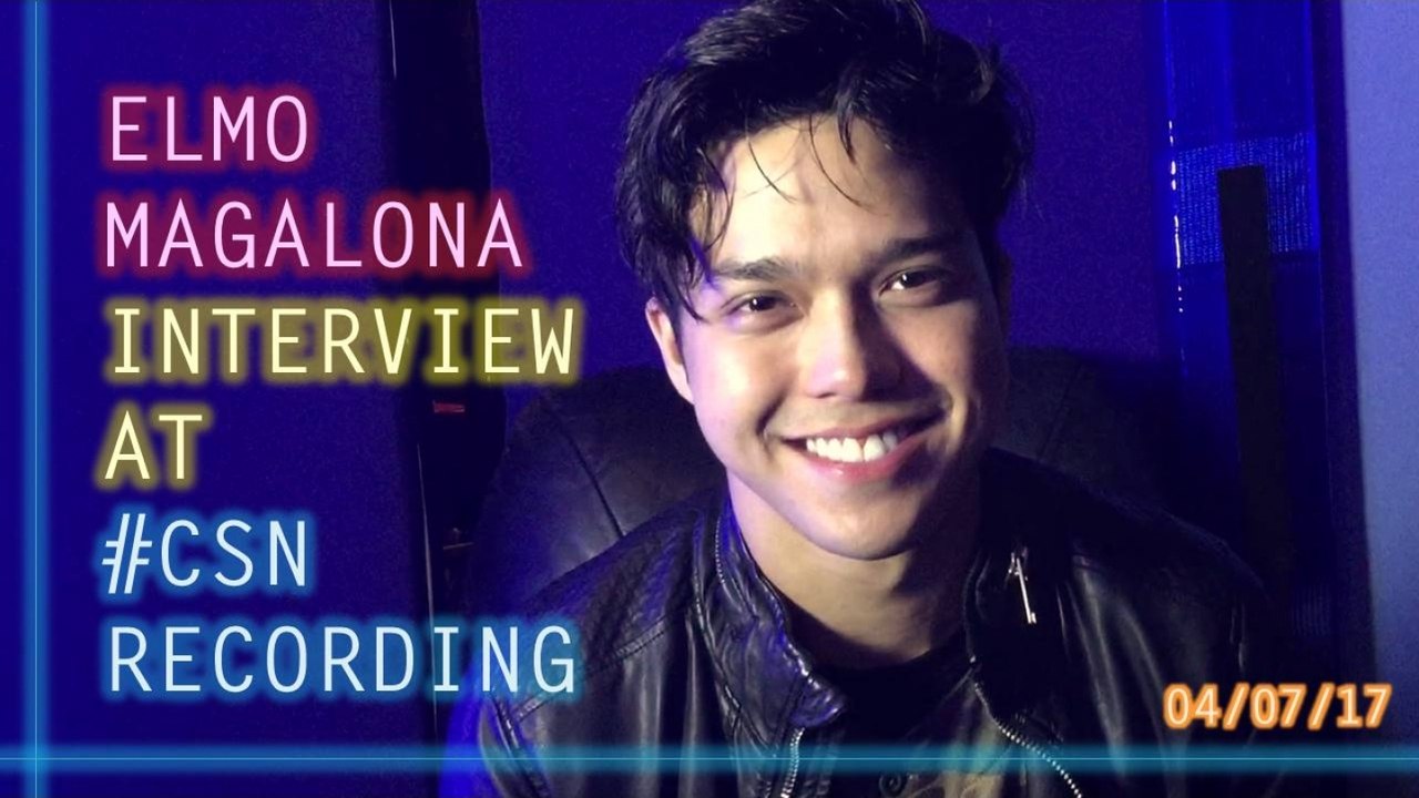 Elmo Magalona - Interview at #CSN Recording (04/07/17)
