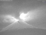 Mexican Volcano Spews Ash and Smoke