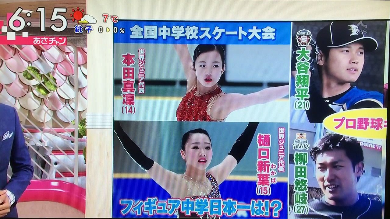 世界Jr.代表•本田真凛らが「全国中学生スケート大会」でレベルの高い争い！【あさチャン】