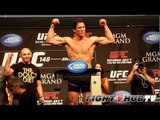 UFC 148 Anderson Silva vs Chael Sonnen II: Shoulder bump-Weigh in (HD)