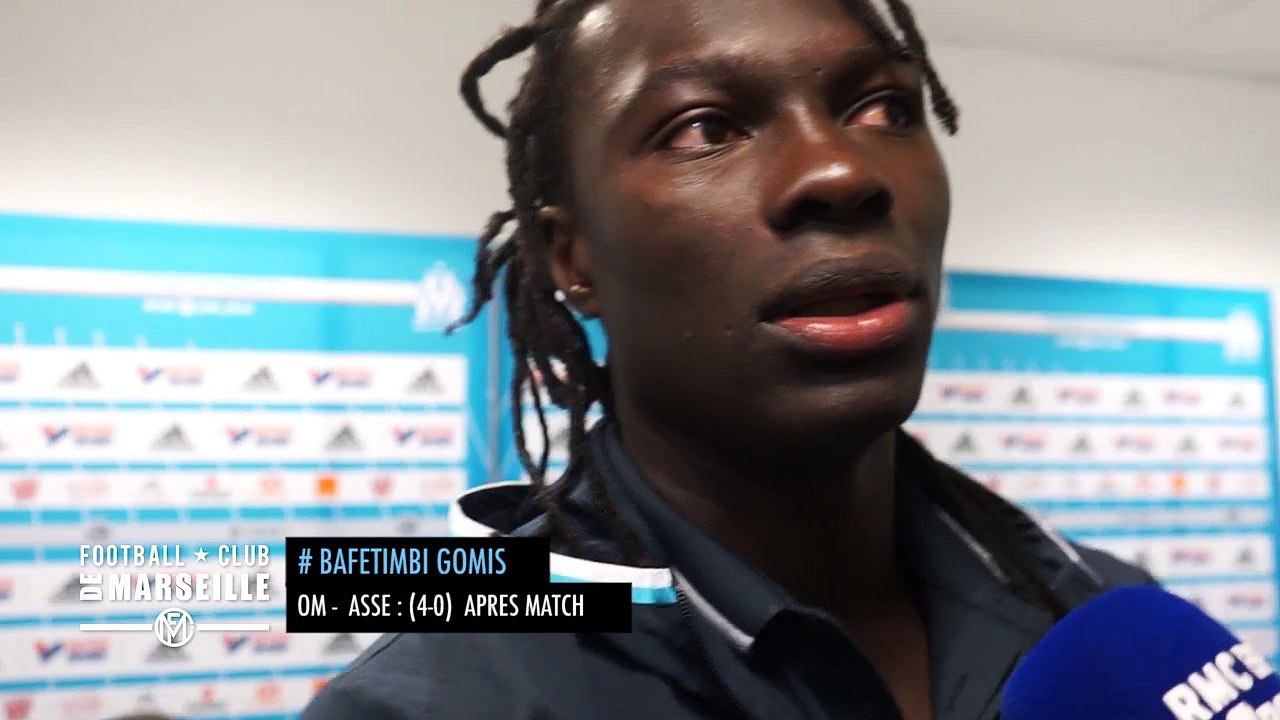 OM - ASSE (4-0) : La réaction de Gomis