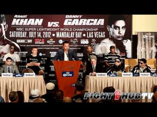 Amir Khan vs Danny Garcia Final Press Conference Highlights (HD)