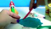 Play Doh Sereias Princesas Anna Elsa Ariel Cinderela Magiclip Mermaids Play-Doh Spa