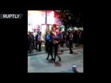 Anti-Erdogan demonstrators detained in Izmir as president declares referendum victory