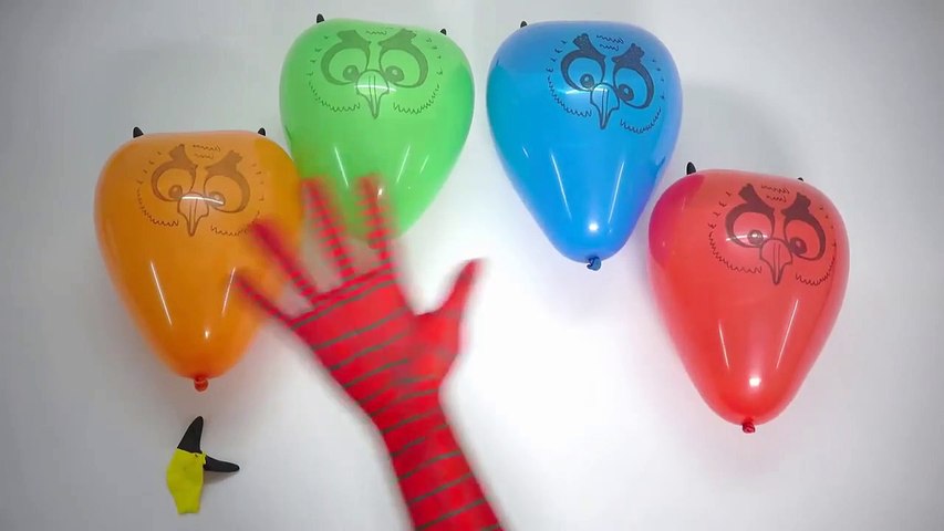 Learn Colors Balloons Catbird w_ Superheroes Spiderman I