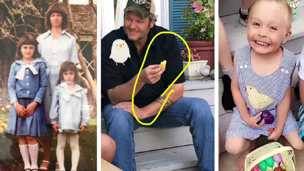 Gwen Stefani with Blake Shelton | Church , Childhood pictures , family