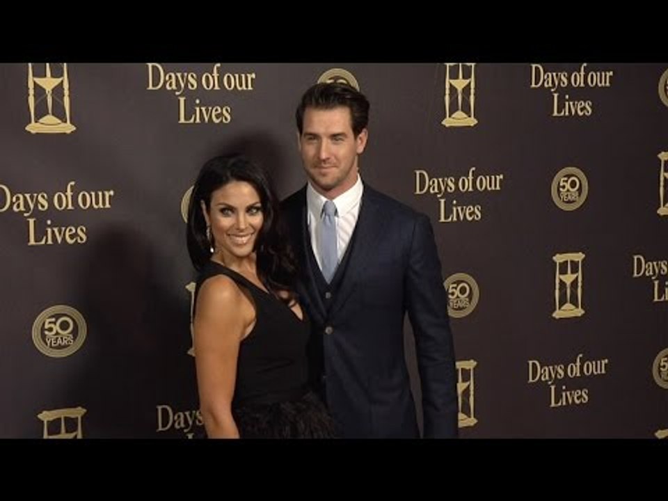 Nadia Bjorlin & Grant Turnball Red Carpet Style at Days of Our Lives 50 Anniversary Party