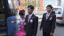 هذا الصباح- حفل زفاف في شوارع بيونغ يانغ